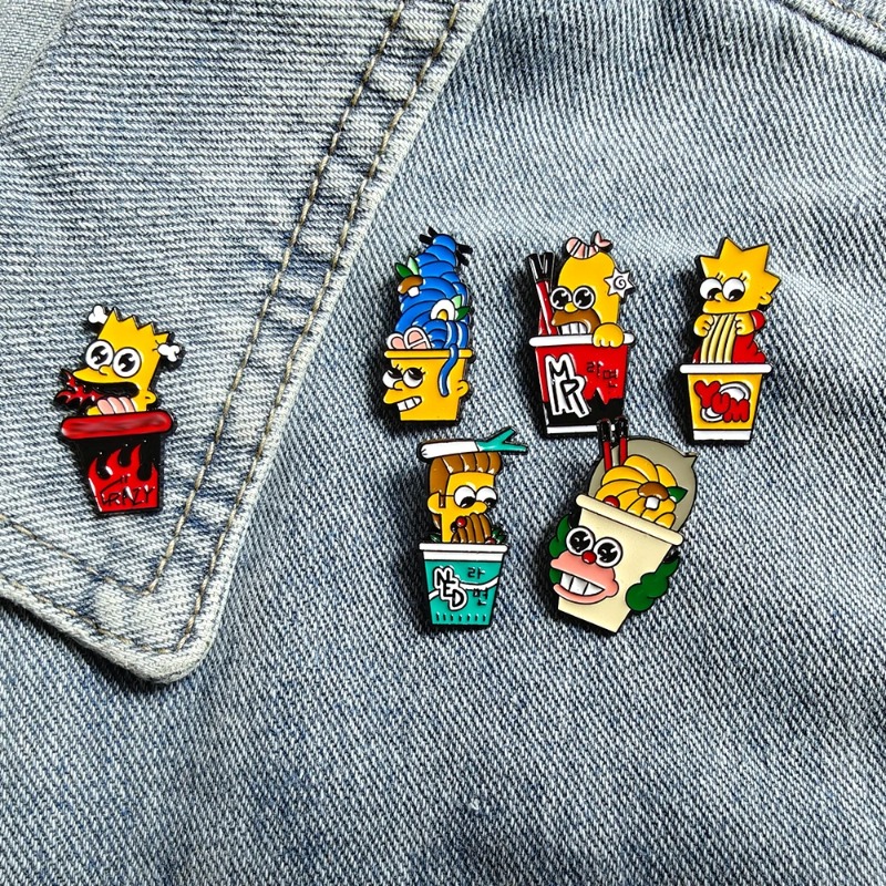 Vintage Tech Accessories - 6-delige set The Simpsons Leuke grappige