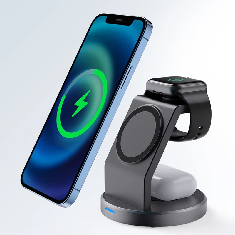 Wireless Charger 3 In 1 - 3 in 1 draadloze oplader standaard