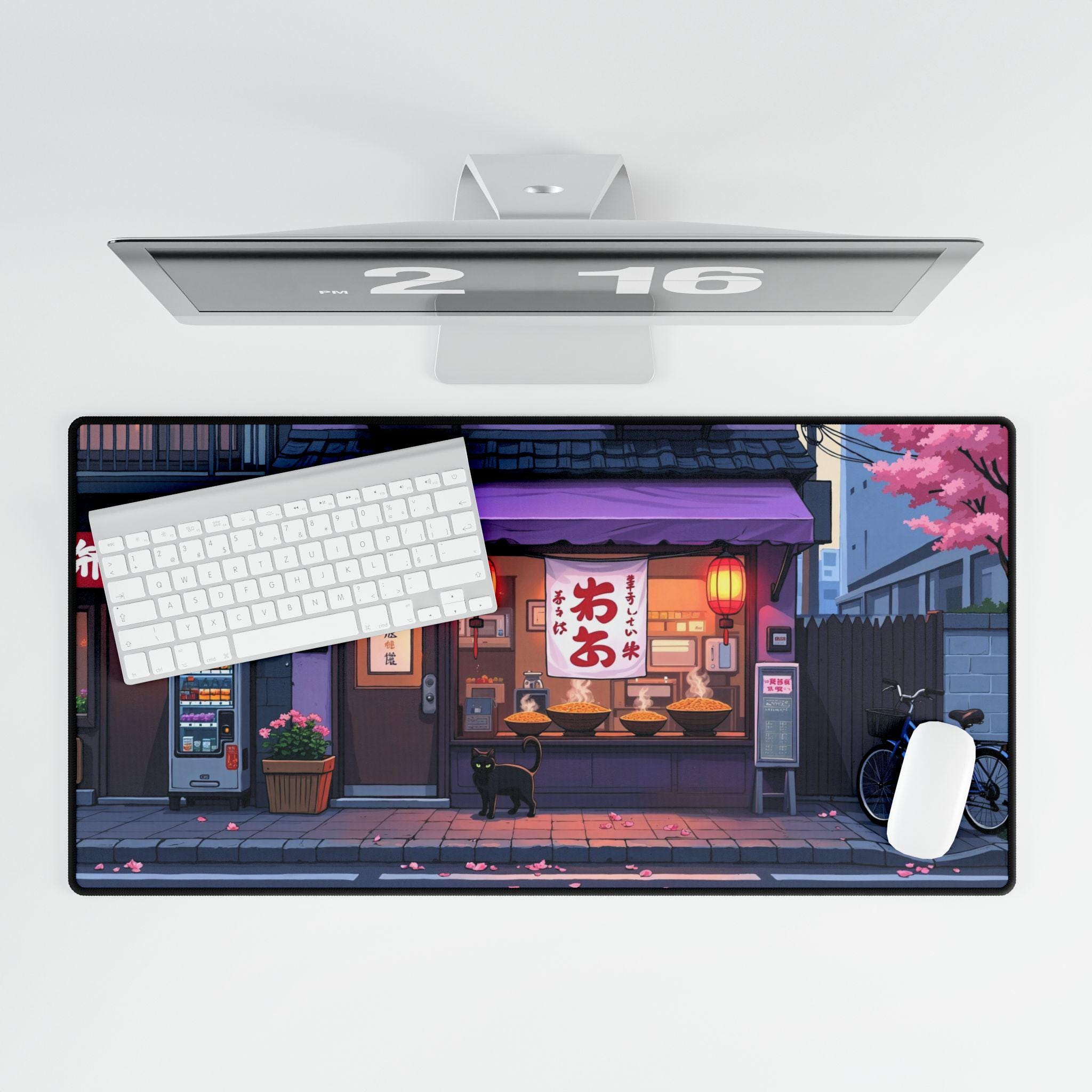 Japanese Tech Accessories - Japanse Ramen Shop muismat, bureauaccessoire voor