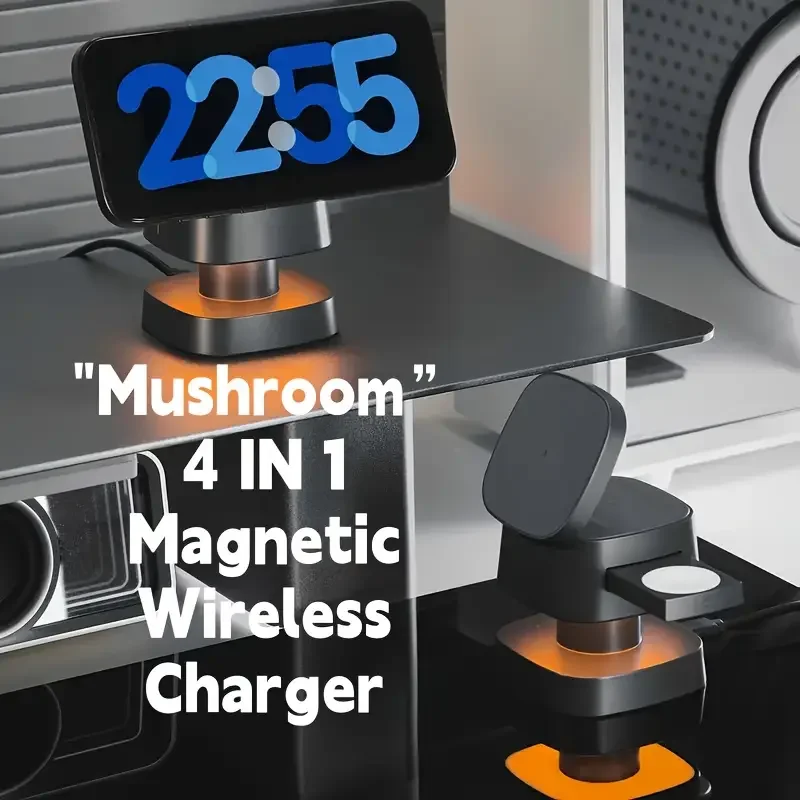 Wireless Charger 3 In 1 - Magnetische 3-in-1 draadloze oplader voor iPhone