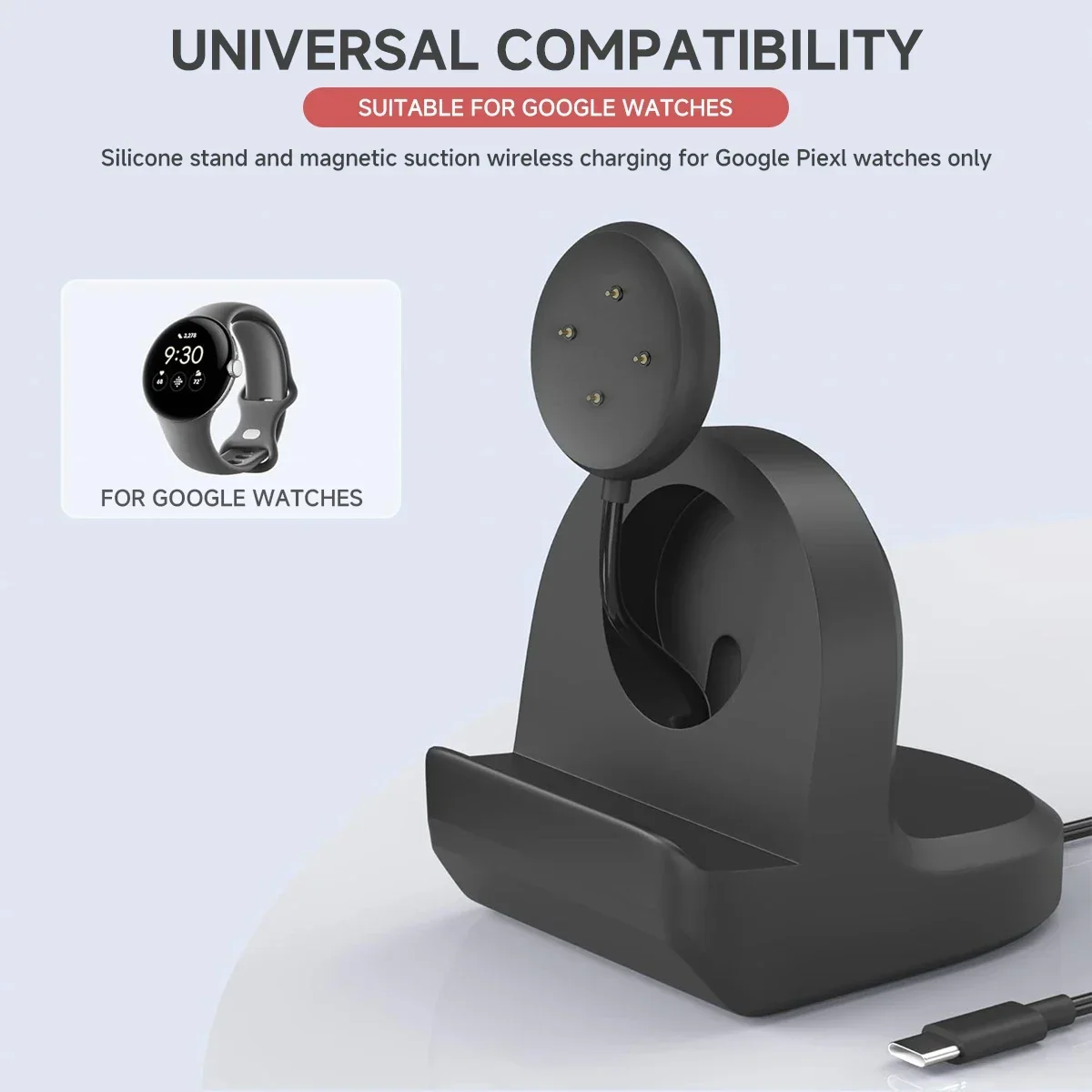 Zachte siliconen oplader Cradl - Wireless Charger 3 In 1 recensie en prijs
