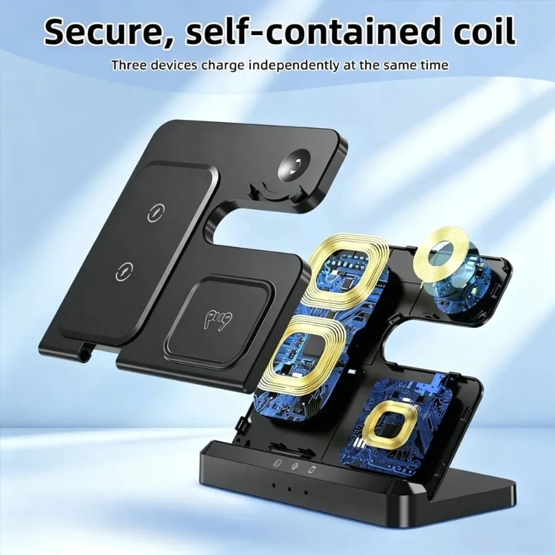 3-in-1 Snelle Draadloze Oplade - Wireless Charger 3 In 1 recensie en prijs