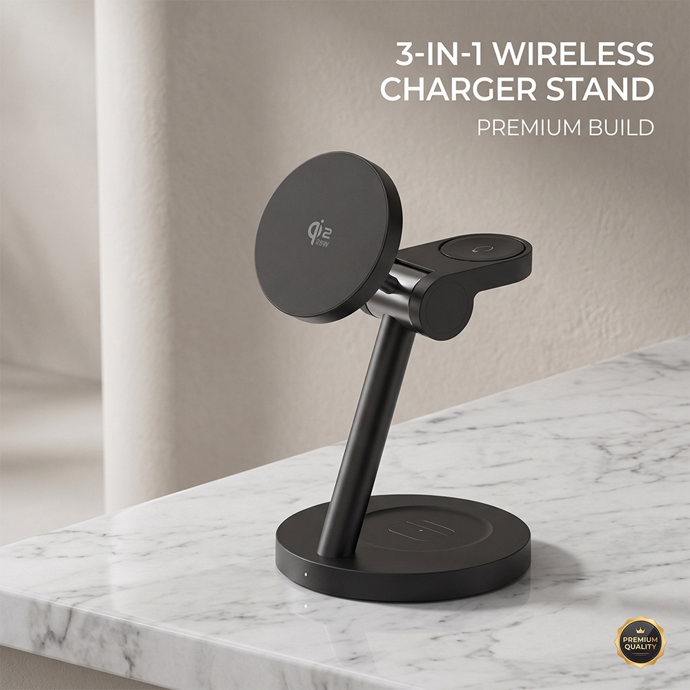 3-in-1 Qi2.2 25W Snel Draadloo - Wireless Charger 3 In 1 recensie en prijs