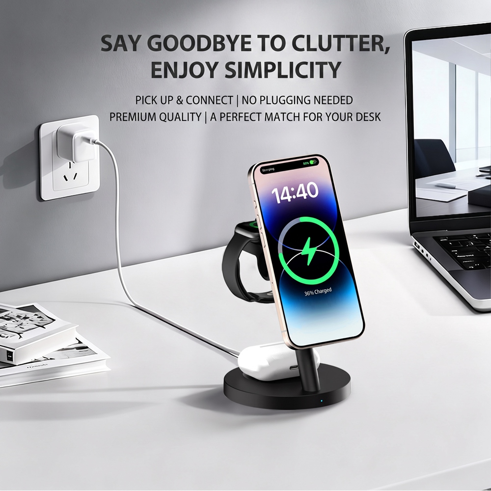 3-in-1 Qi2.2 25W Snel Draadloo - Wireless Charger 3 In 1 recensie en prijs