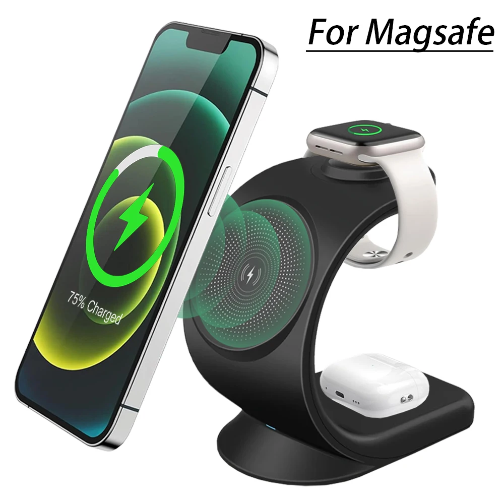 Magnetische draadloze oplader  - Wireless Charger 3 In 1 recensie en prijs