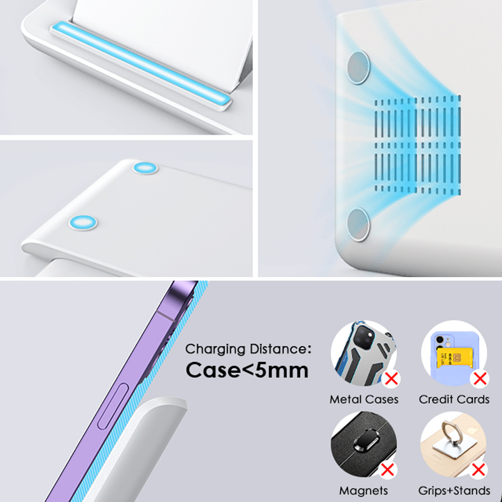 LED 3-in-1 draadloos oplaadsta - Wireless Charger 3 In 1 recensie en prijs