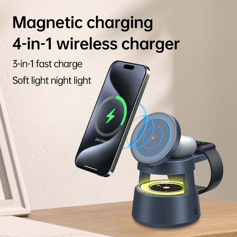 4-in-1 draadloos oplaadstation - Wireless Charger 3 In 1 recensie en prijs