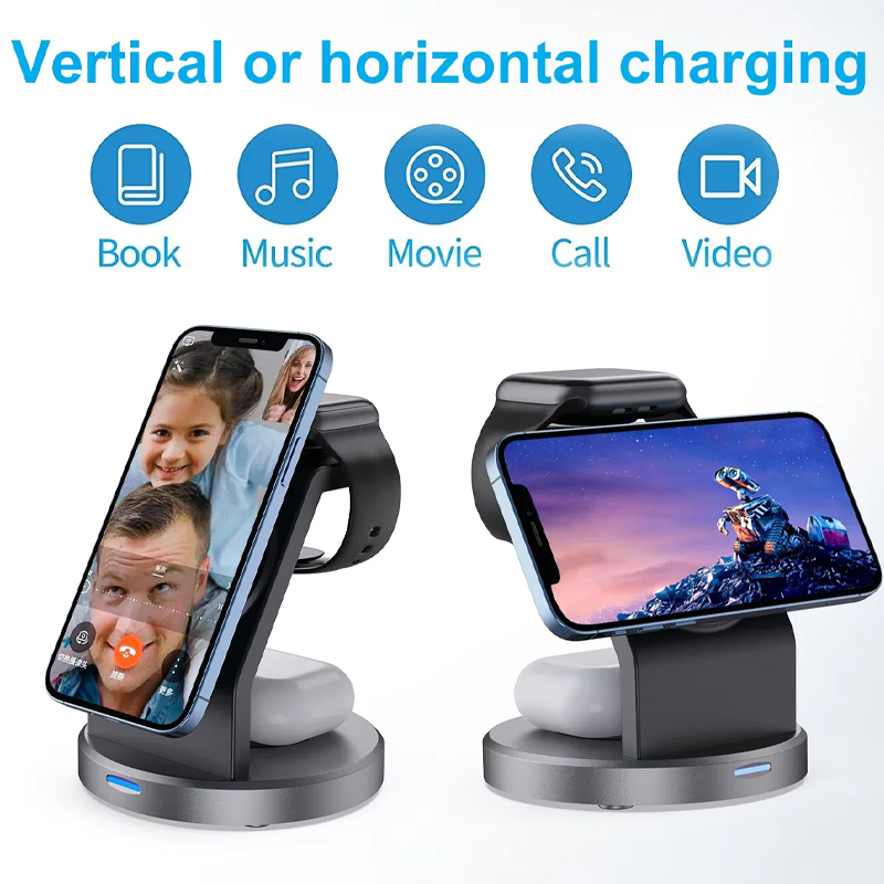 3 in 1 draadloze oplader stand - Wireless Charger 3 In 1 recensie en prijs
