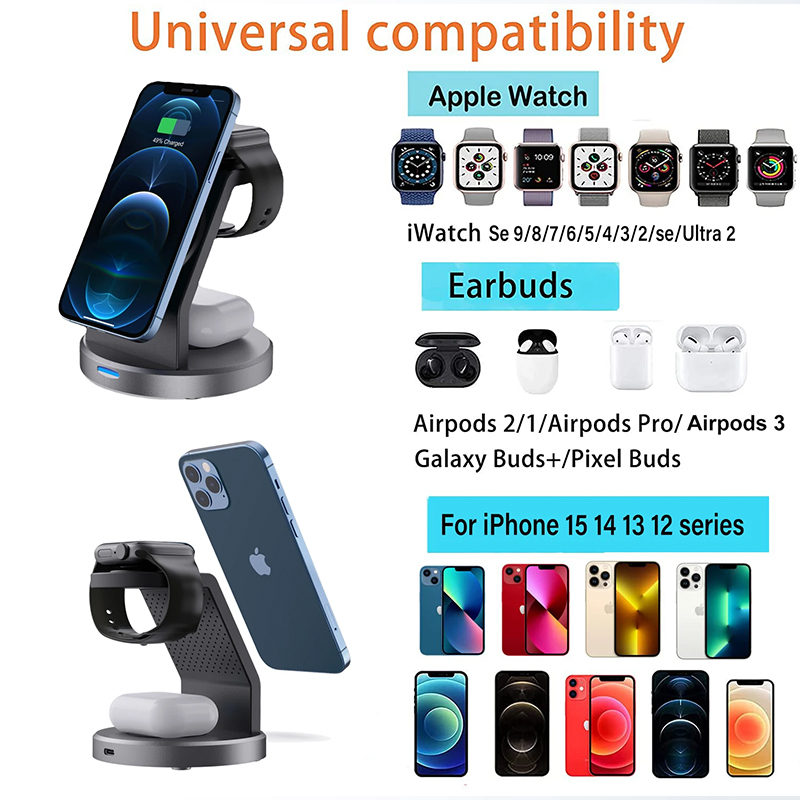 3 in 1 draadloze oplader stand - Wireless Charger 3 In 1 recensie en prijs