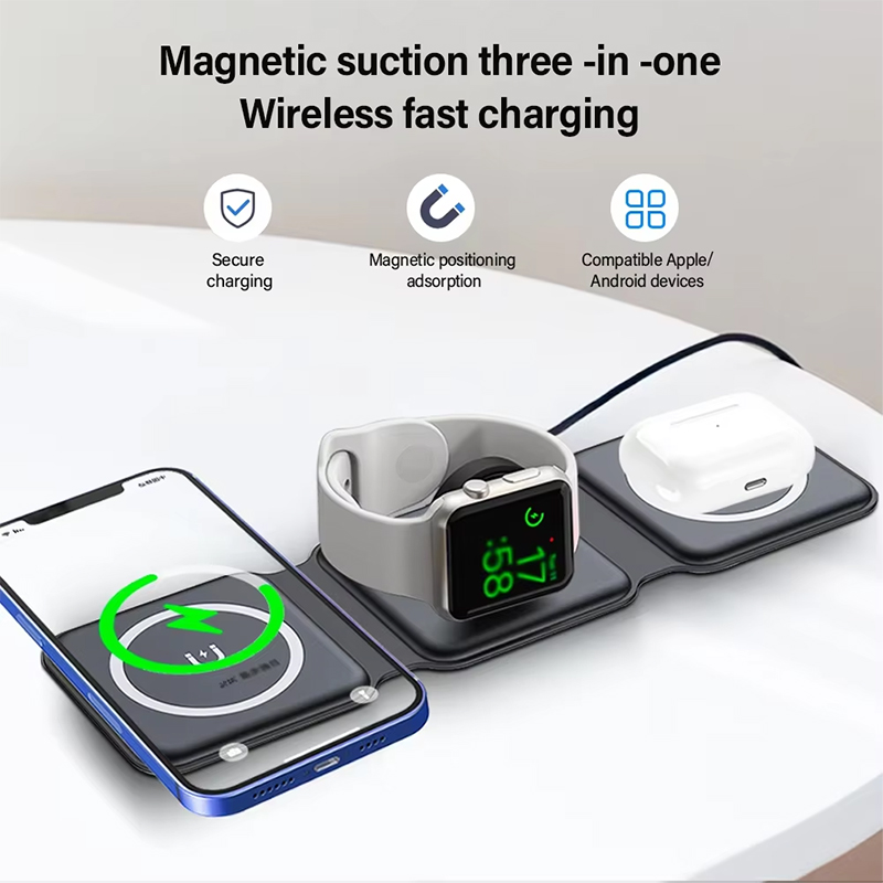 Universele Qi2 Magnetische Opv - Wireless Charger 3 In 1 recensie en prijs