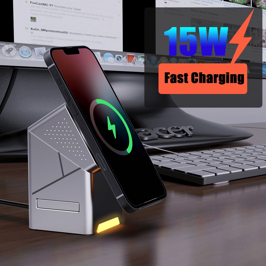 3-in-1 Magnetische Draadloze O - Wireless Charger 3 In 1 recensie en prijs