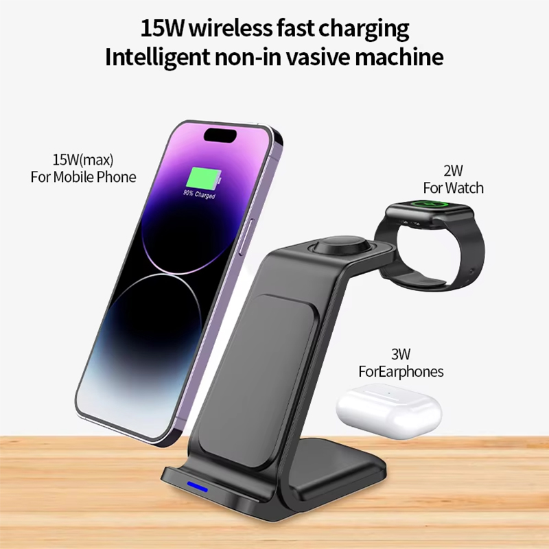 15W 3-in-1 draadloze oplaadsta - Wireless Charger 3 In 1 recensie en prijs